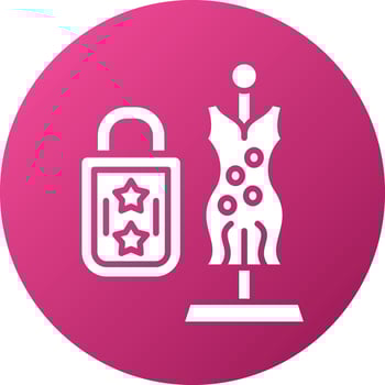 Fashion Merchandising Icon Style vector