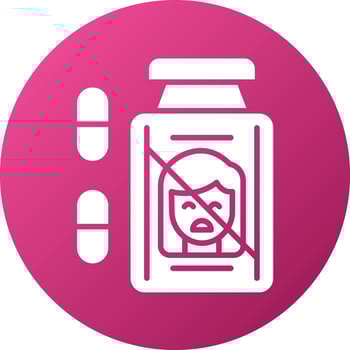 Antidepressant Icon Style vector