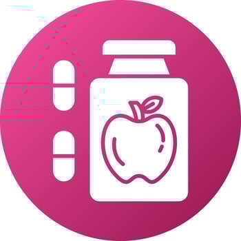 Dietary Food Supplements Icon Style vector