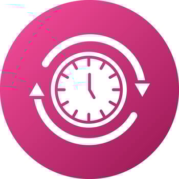 Working Time Icon Style vector