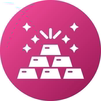 Gold Icon Style vector