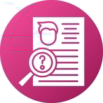 Background Check Icon Style vector