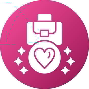 Dream Job Icon Style vector