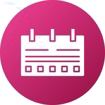 Content Calendar Icon Style vector