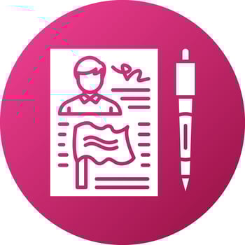 Independent Contractor Icon Style vector