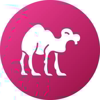 Camel Icon Style vector