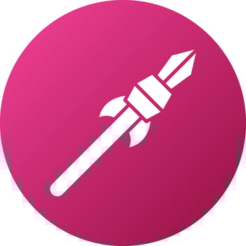 Javelin Icon Style vector