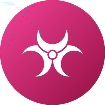 Biohazard Icon Style vector