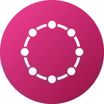 Beads Icon Style vector