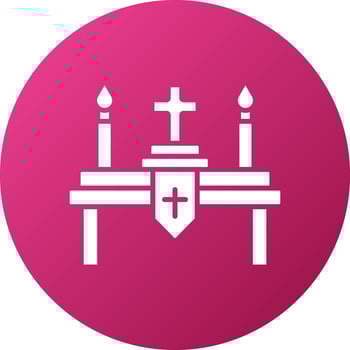 Altar Icon Style vector