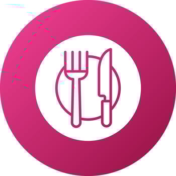 Dinner Icon Style vector