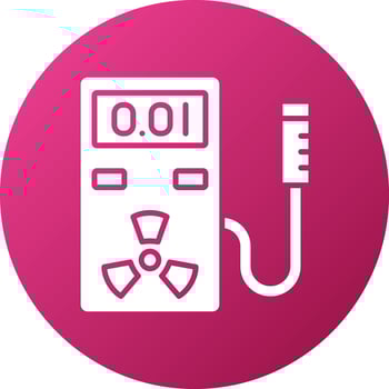 Geiger Counter Icon Style vector