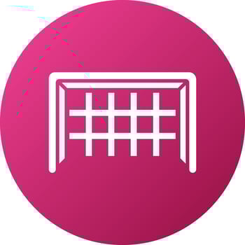 Goal Post Icon Style vector