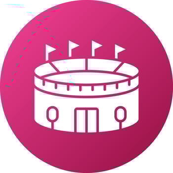 Stadium Icon Style vector