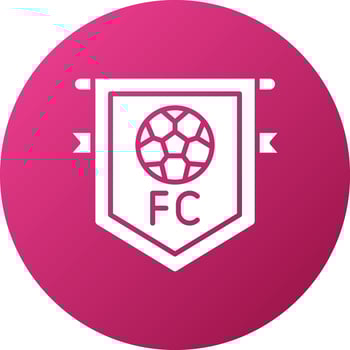 Football Club Icon Style vector