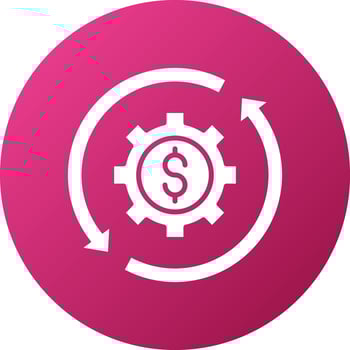 Business Automation Icon Style vector