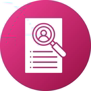 Customer Discovery Icon Style vector