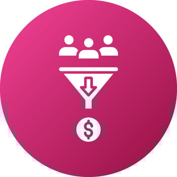 Lead Generation Icon Style vector