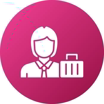 Female Passenger Icon Style vector