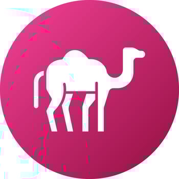 Camel Icon Style vector