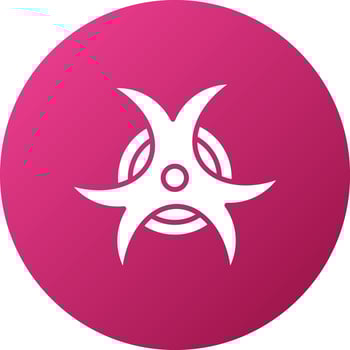 Biohazard Icon Style vector