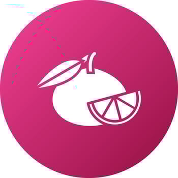 Mandarin Icon Style vector