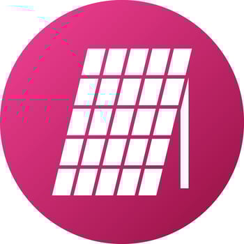 Solar Panel Icon Style vector