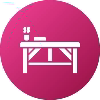Spa Bed Icon Style vector