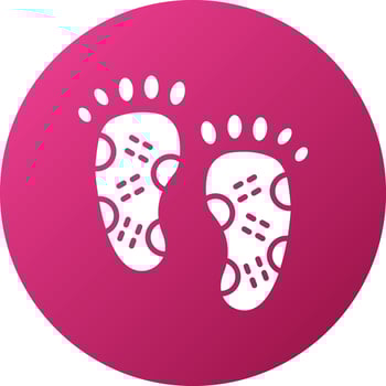 Reflexology Icon Style vector