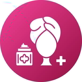 Facial Treatment Icon Style vector
