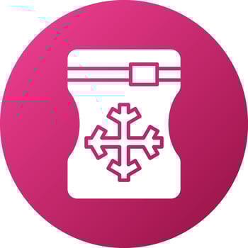 Ice Bag Icon Style vector
