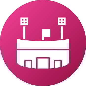 Stadium Icon Style vector