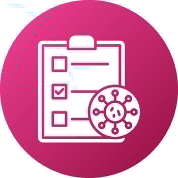 Covid Regulations Icon Style vector