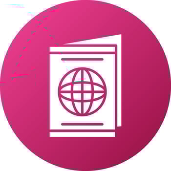 Passport Icon Style vector