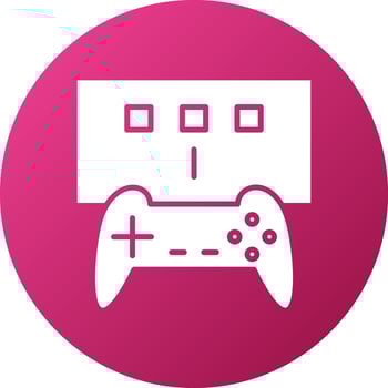Console Game Icon Style vector