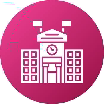 College Icon Style vector