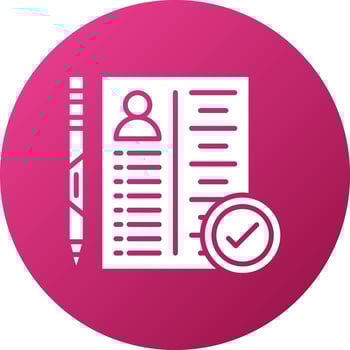 Enrolment Icon Style vector