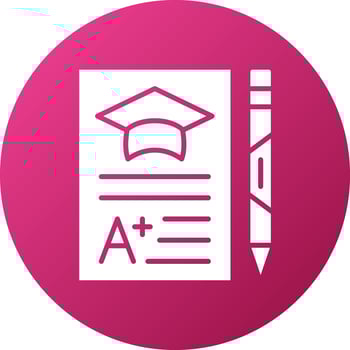 Grade Icon Style vector