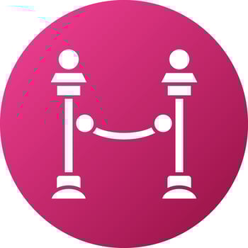 Barrier Icon Style vector