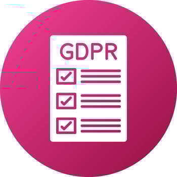 Gdpr Compliance Icon Style vector