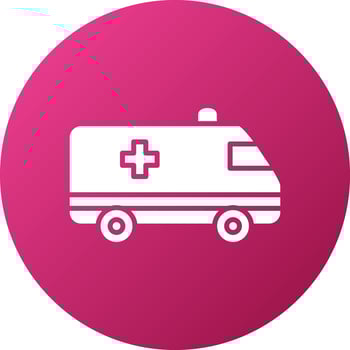 Ambulance Icon Style vector