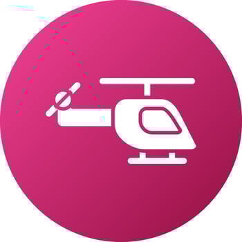Helicopter Icon Style vector