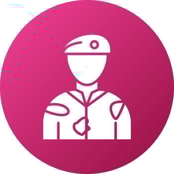 Military Icon Style vector