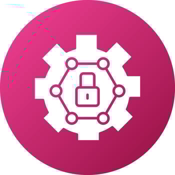 Cyber Security Icon Style vector