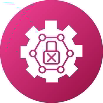 Limited Access Icon Style vector