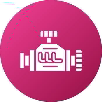 Car Engine Icon Style vector