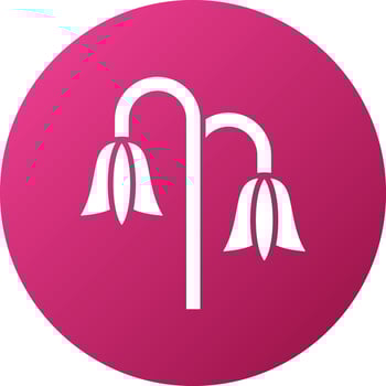 Bluebell Icon Style vector