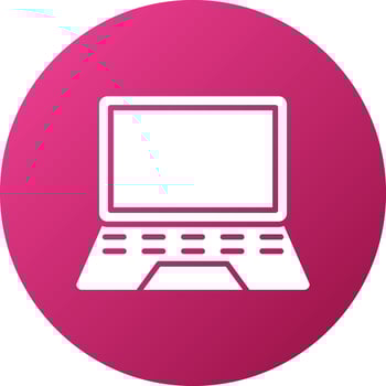 Laptop Icon Style vector