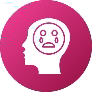 Grief Icon Style vector