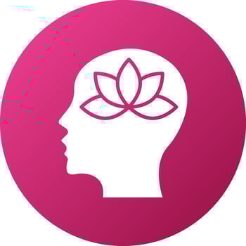 Meditation Icon Style vector
